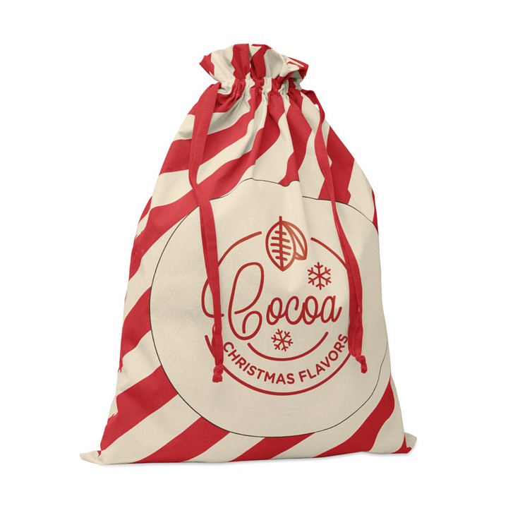 Grand sac coton Père Noël