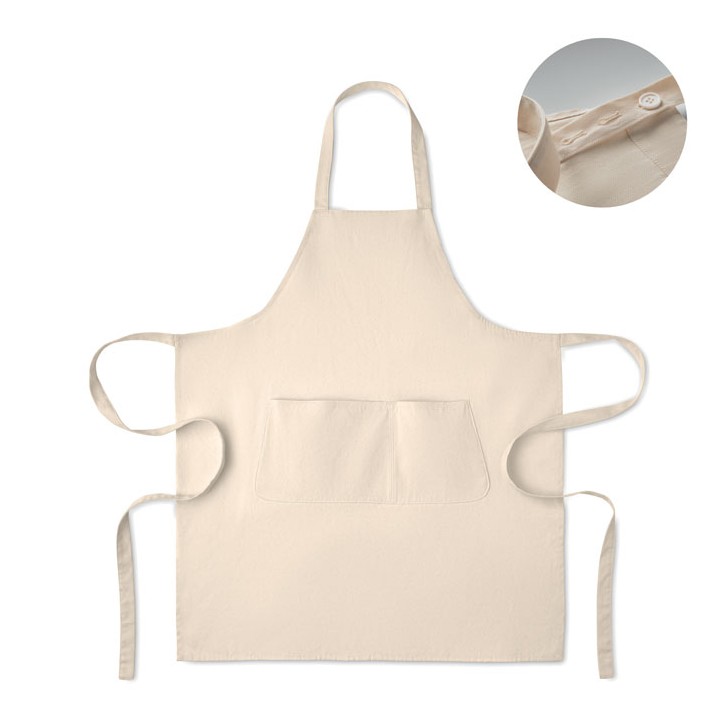 Tablier en coton bio 240 gr/m²