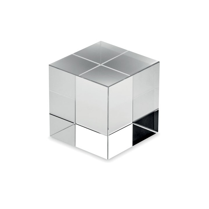 Trophée en verre Cube
