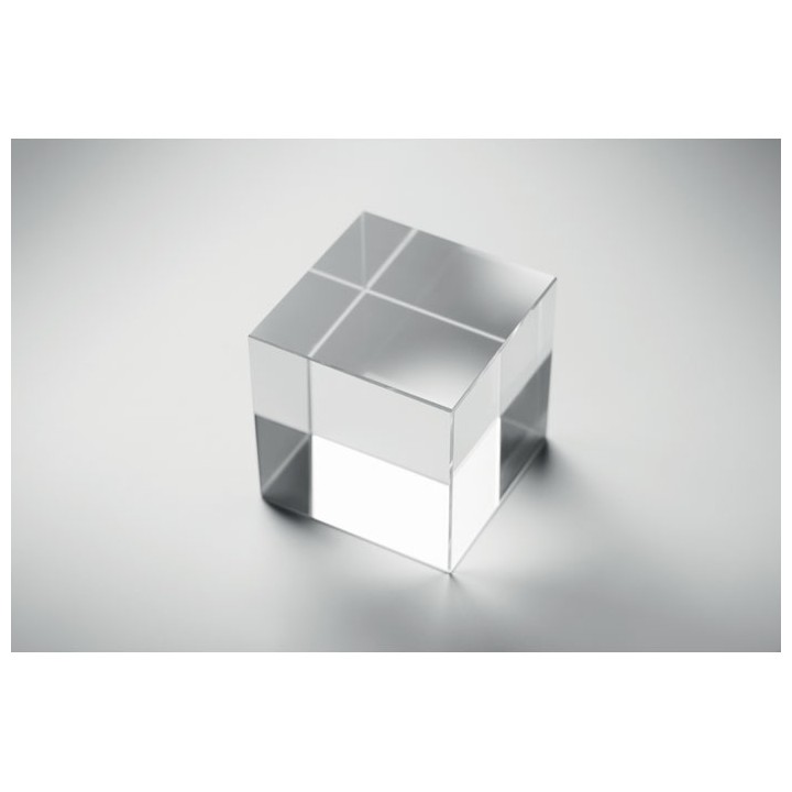 Trophée en verre Cube