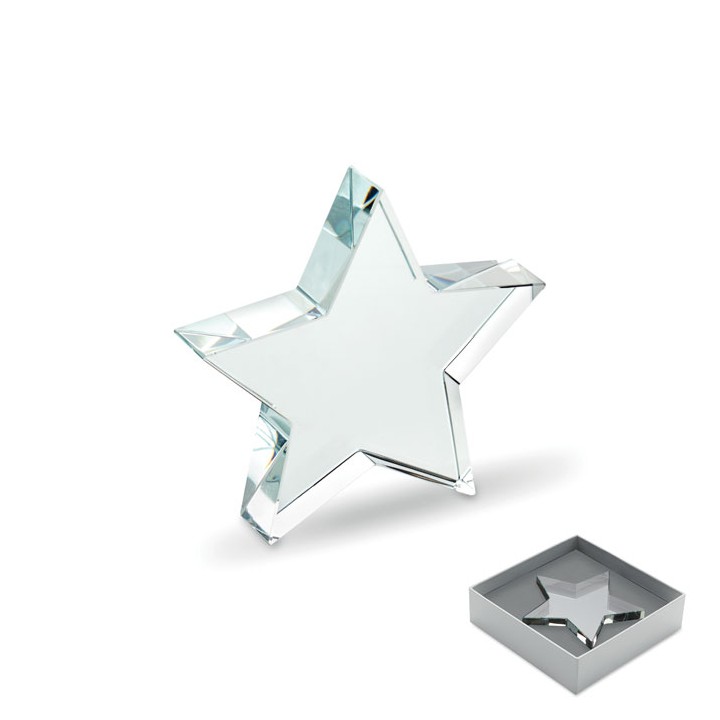 Trophée en verre Etoile