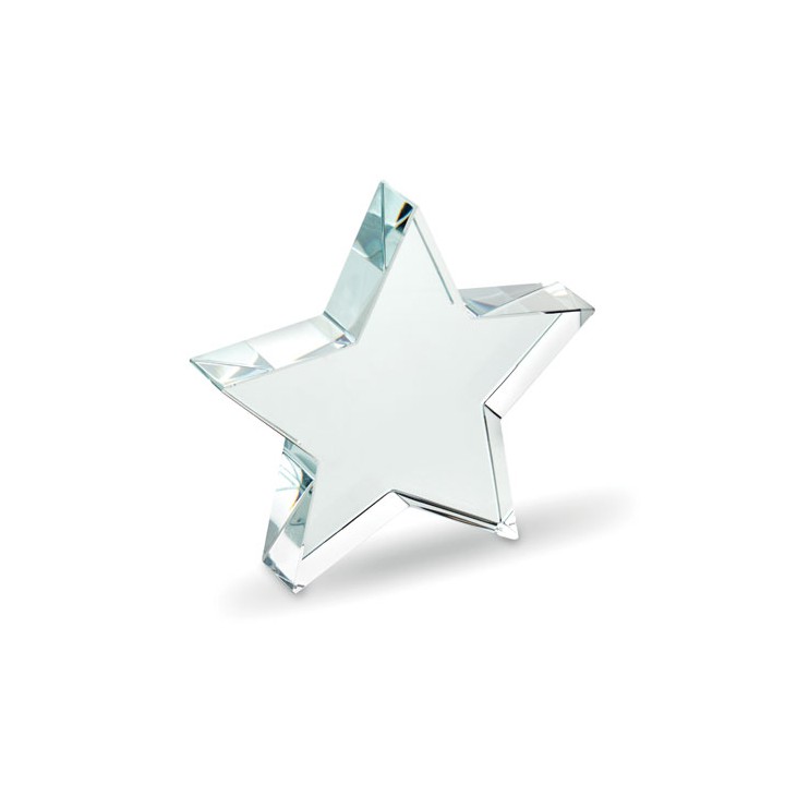 Trophée en verre Etoile