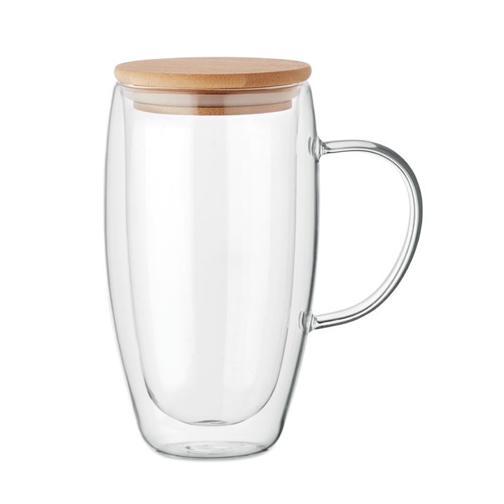 Mug en verre double paroi 450ml