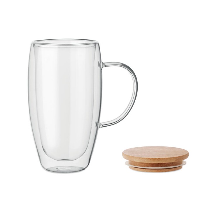 Mug en verre double paroi 450ml