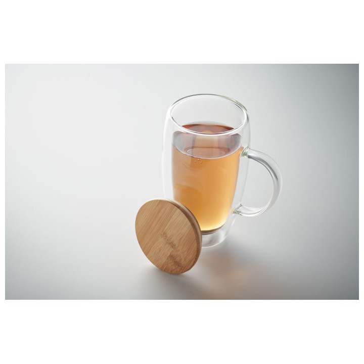 Mug en verre double paroi 450ml