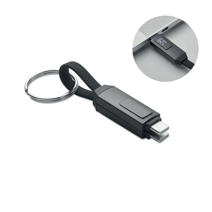 Porte-clés et câble de charge
