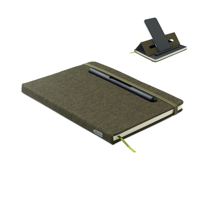 Cahier A5 support de téléphone