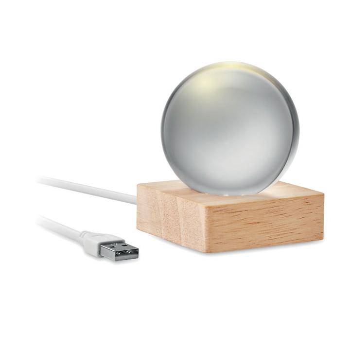 Sphère en verre LED