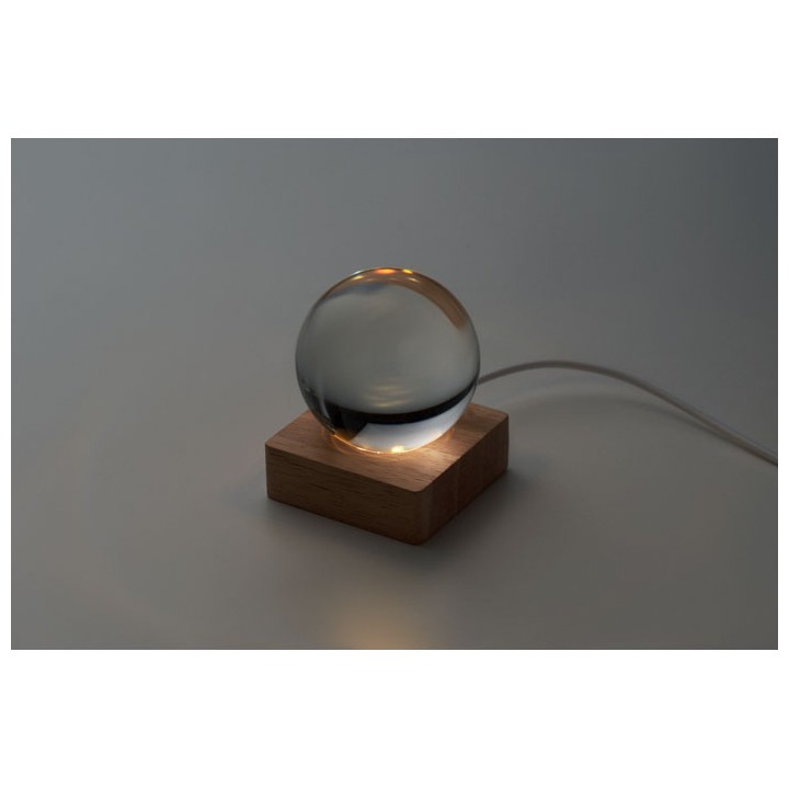 Sphère en verre LED