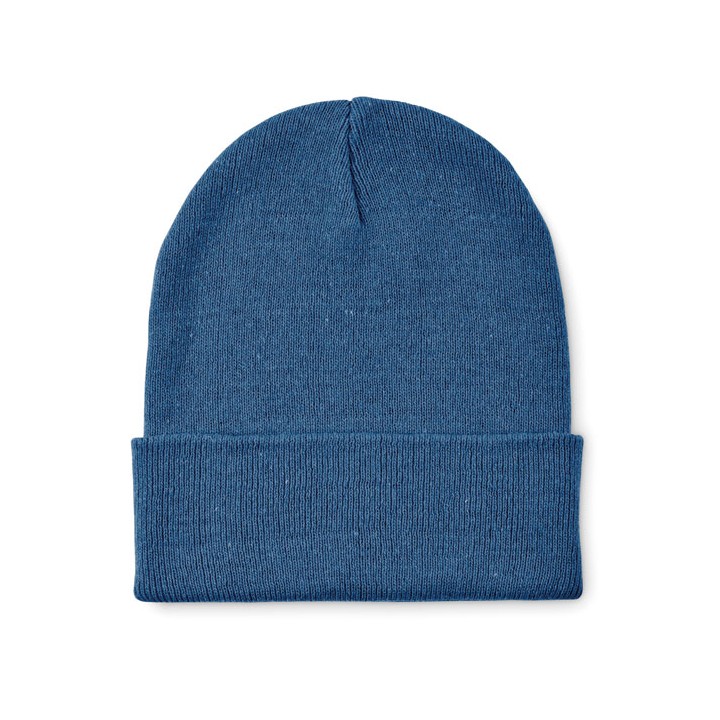 Bonnet tricoté avec revers
