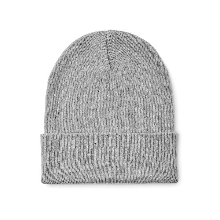 Bonnet tricoté avec revers