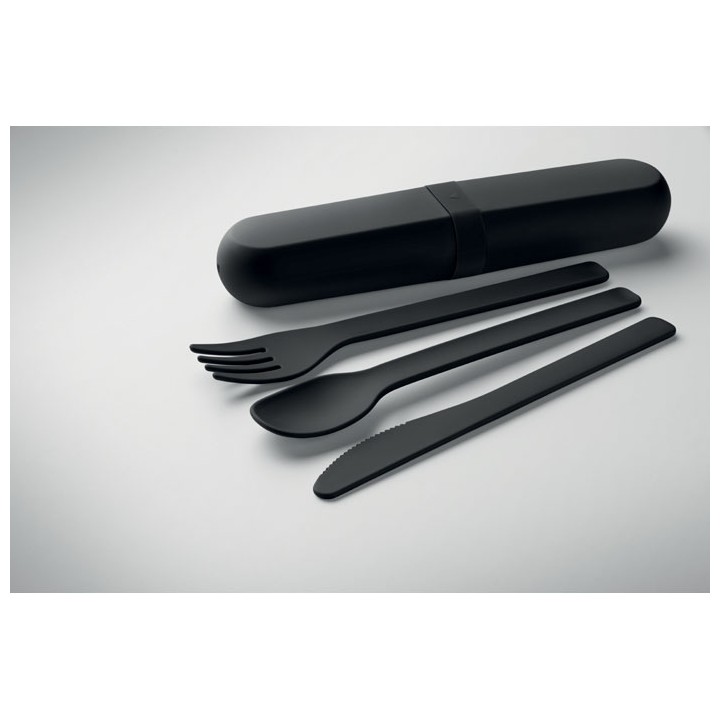 Set de couverts et étui en PLA