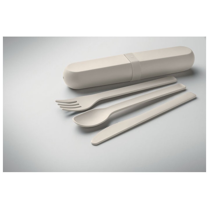 Set de couverts et étui en PLA