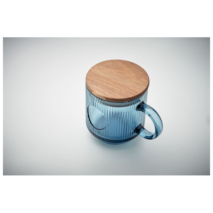 Mug en verre strié 300ml