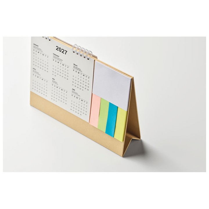 Calendrier de bureau avec mémo