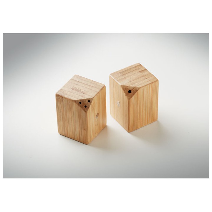 Set sel et poivre en bambou