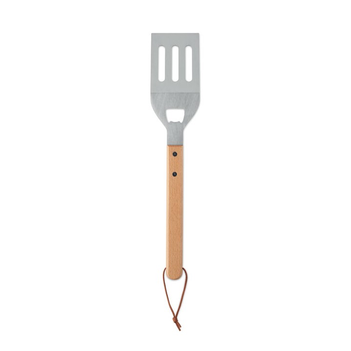 Spatule pour barbecue en hêtre