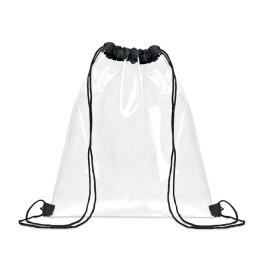 Sac à cordon transparent
