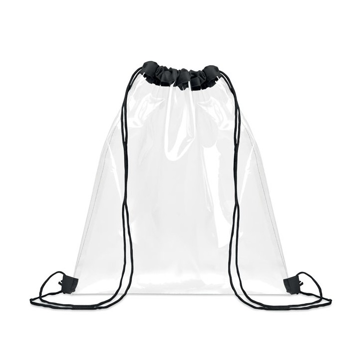 Sac à cordon transparent