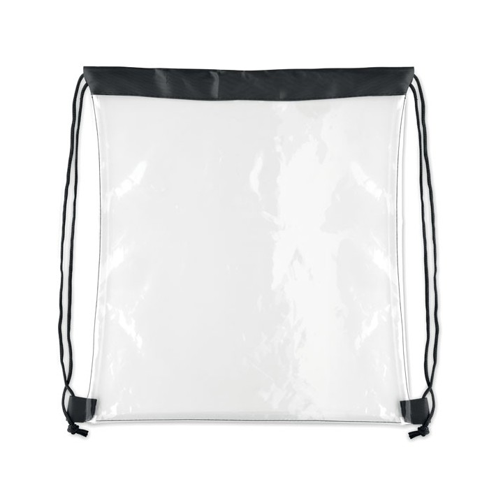 Sac à cordon transparent