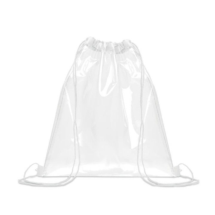 Sac à cordon transparent