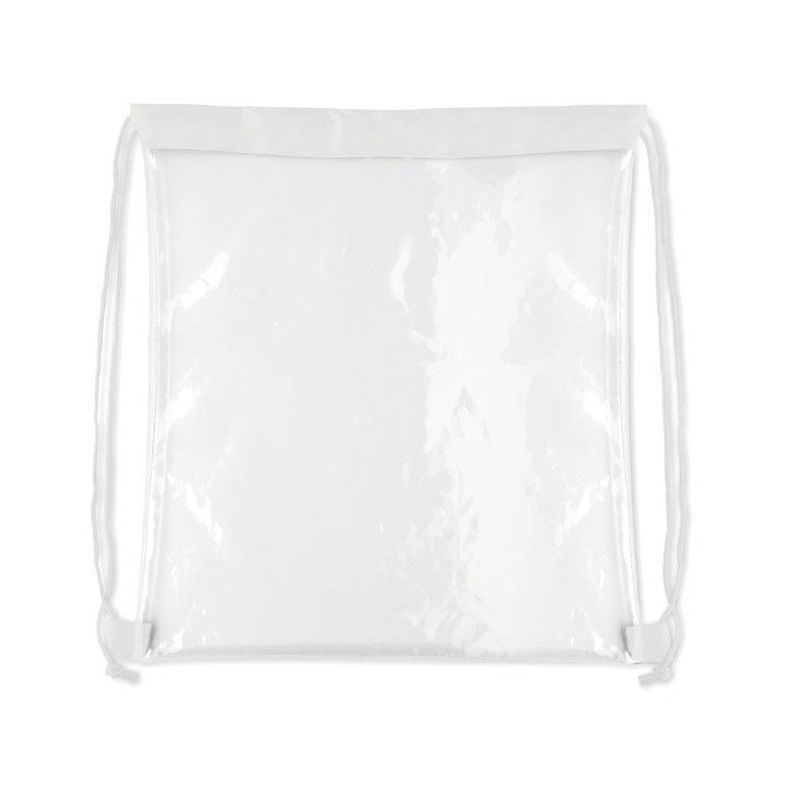 Sac à cordon transparent