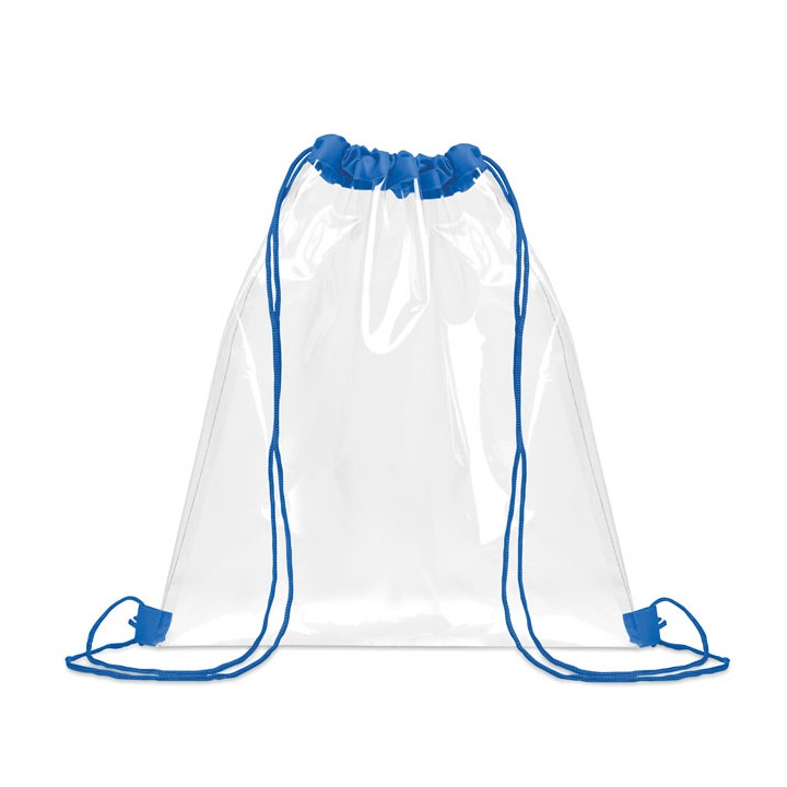Sac à cordon transparent