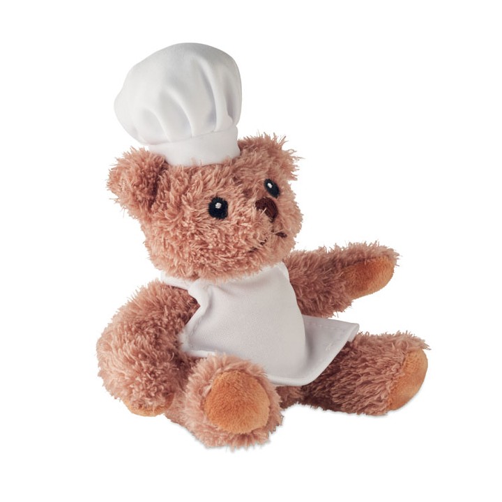 Ours en peluche chef cuisinier