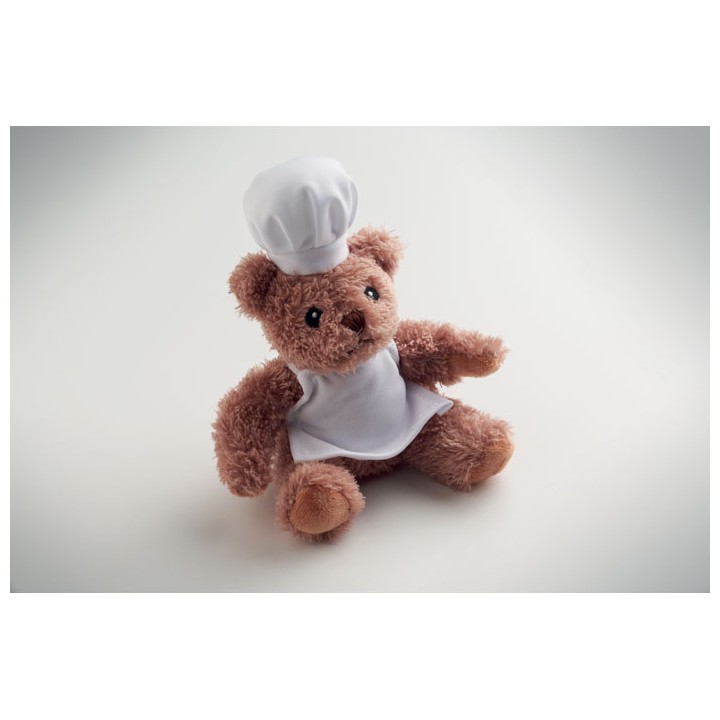 Ours en peluche chef cuisinier
