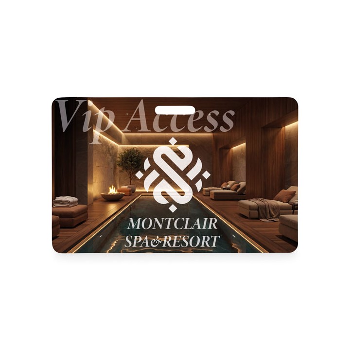 Badge pour lanyard 54 x 86 mm