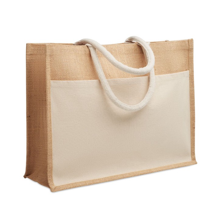 Sac shopping en jute