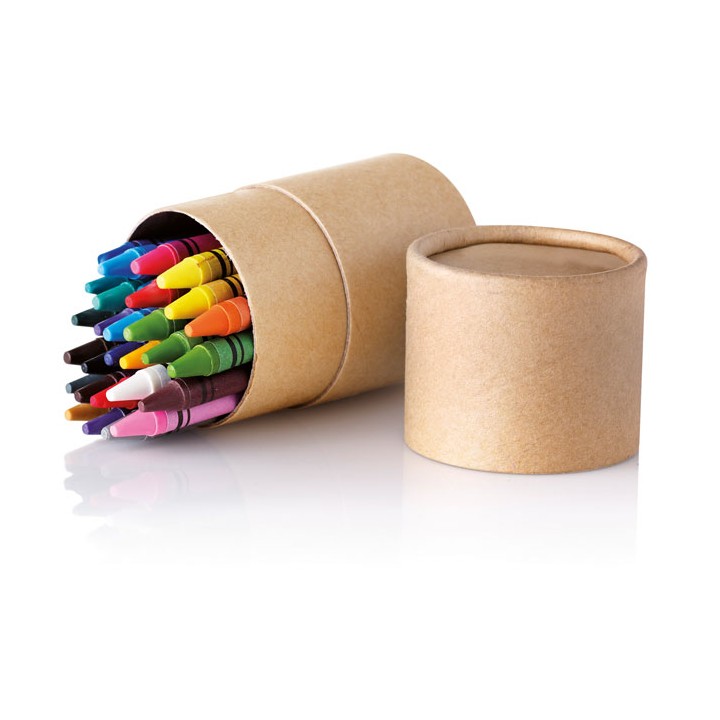 Etui 30 crayons cire