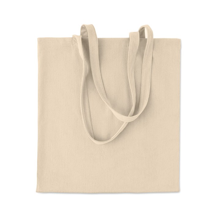 Sac shopping en velours côtelé
