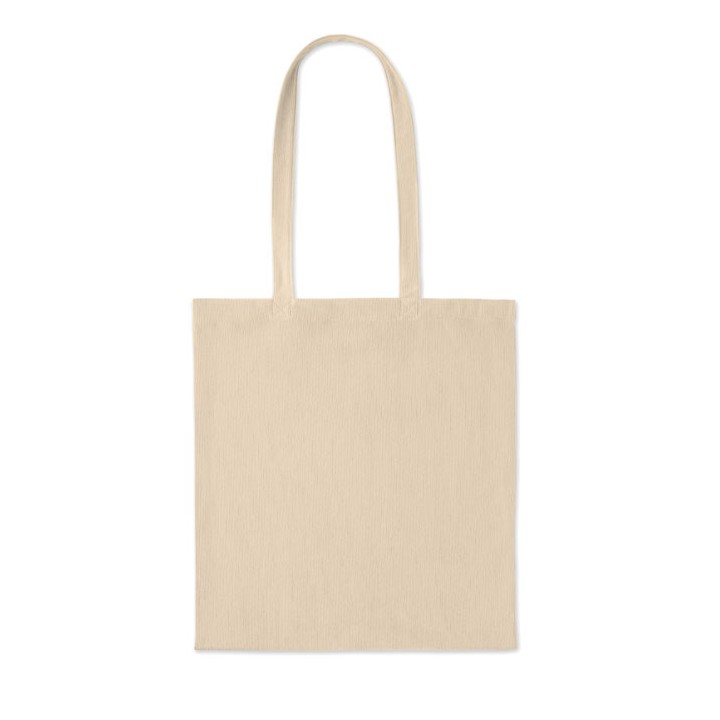 Sac shopping en velours côtelé