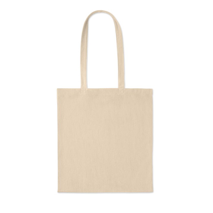 Sac shopping en velours côtelé
