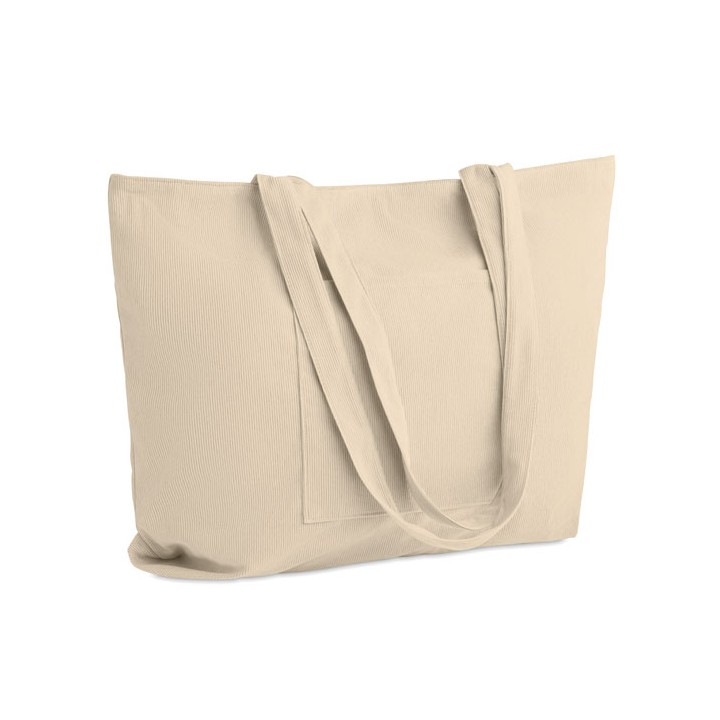 Grand sac shopping en velours