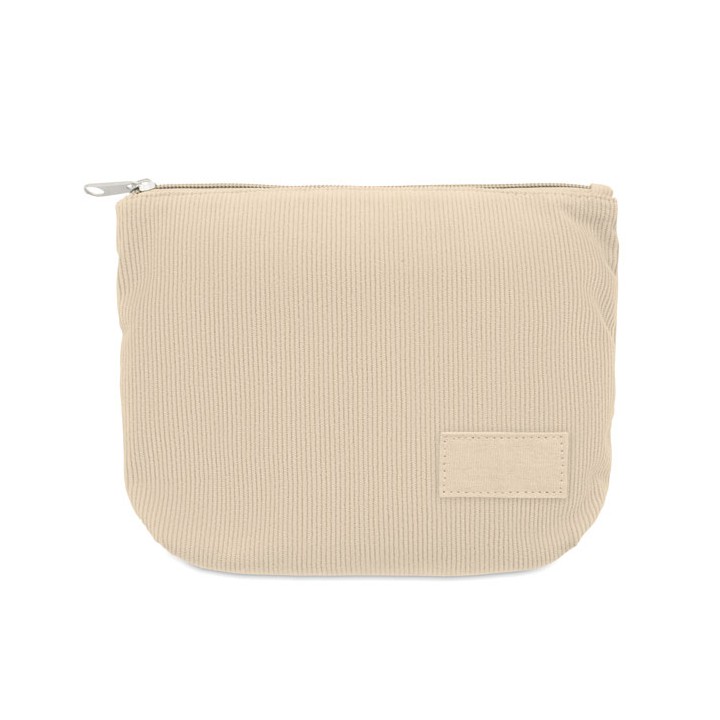 Trousse  en velours côtelé