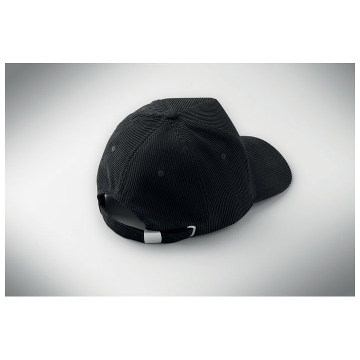 Casquette 5 pans en velours