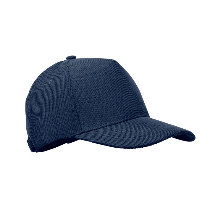 Casquette 5 pans en velours