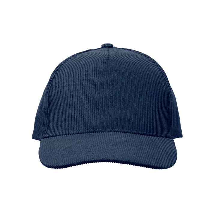 Casquette 5 pans en velours