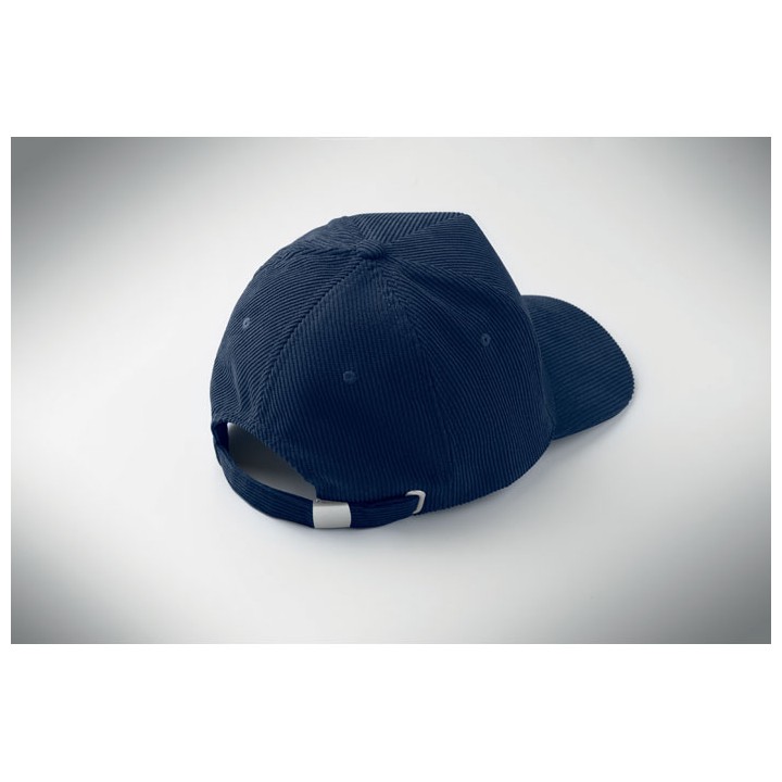 Casquette 5 pans en velours