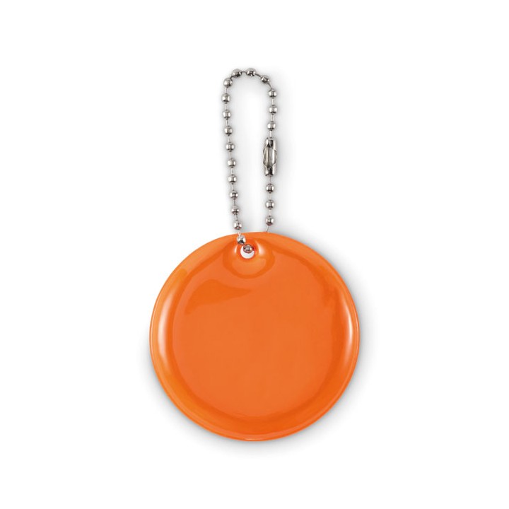 Porte-clés rond réfléchissant