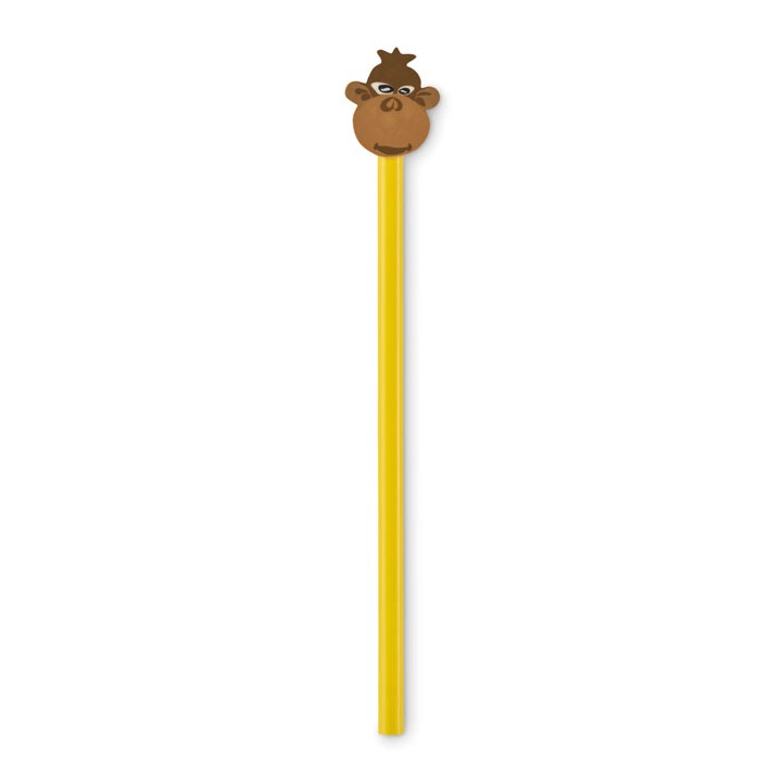 Crayon en bois en forme d'animal