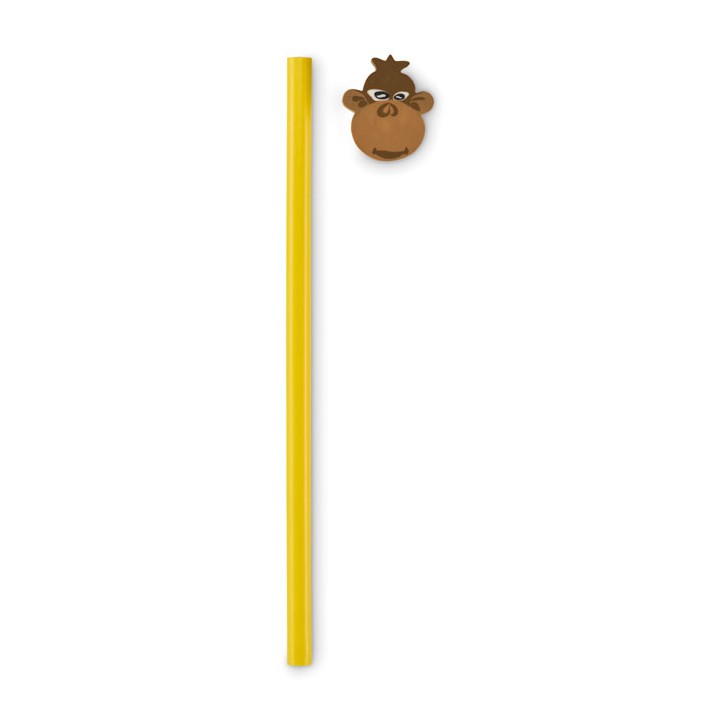 Crayon en bois en forme d'animal