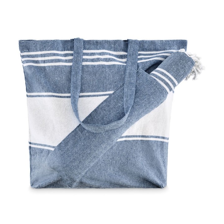Sac de plage avec serviette