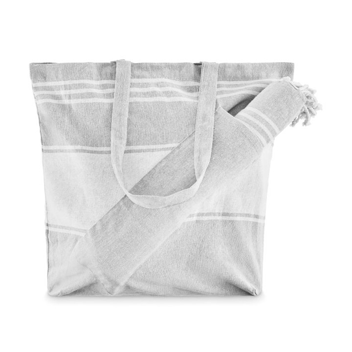 Sac de plage avec serviette
