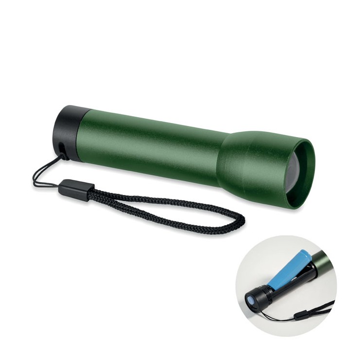 Lampe rechargeable en alu.