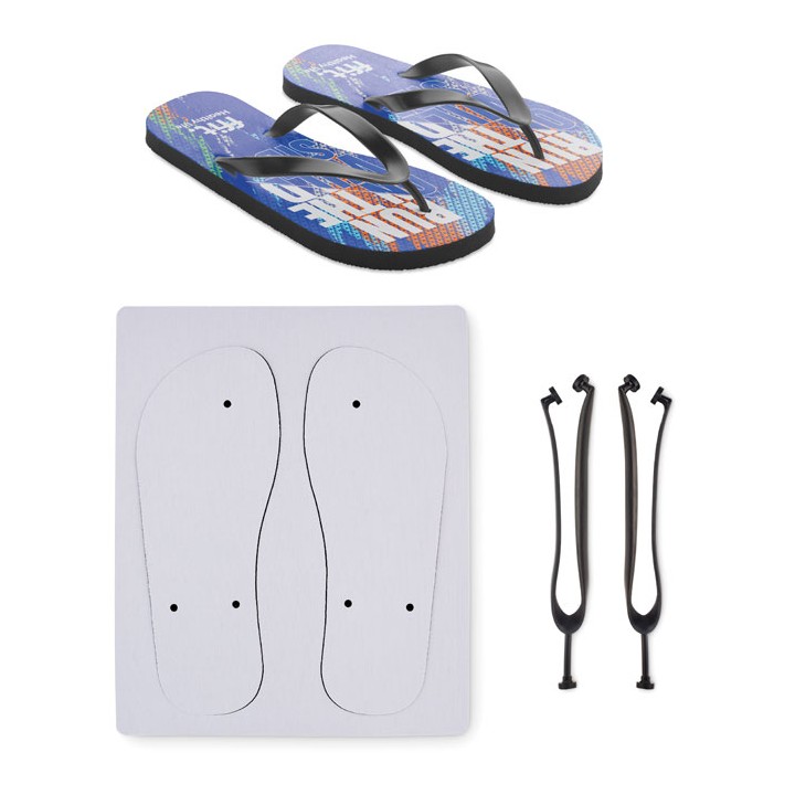 Tongs sublimés, tailles 38-41