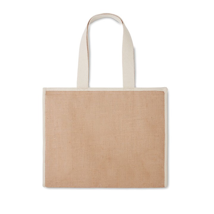 Sac shopping en toile et jute