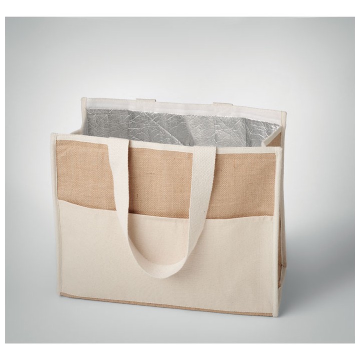 Sac shopping en toile et jute